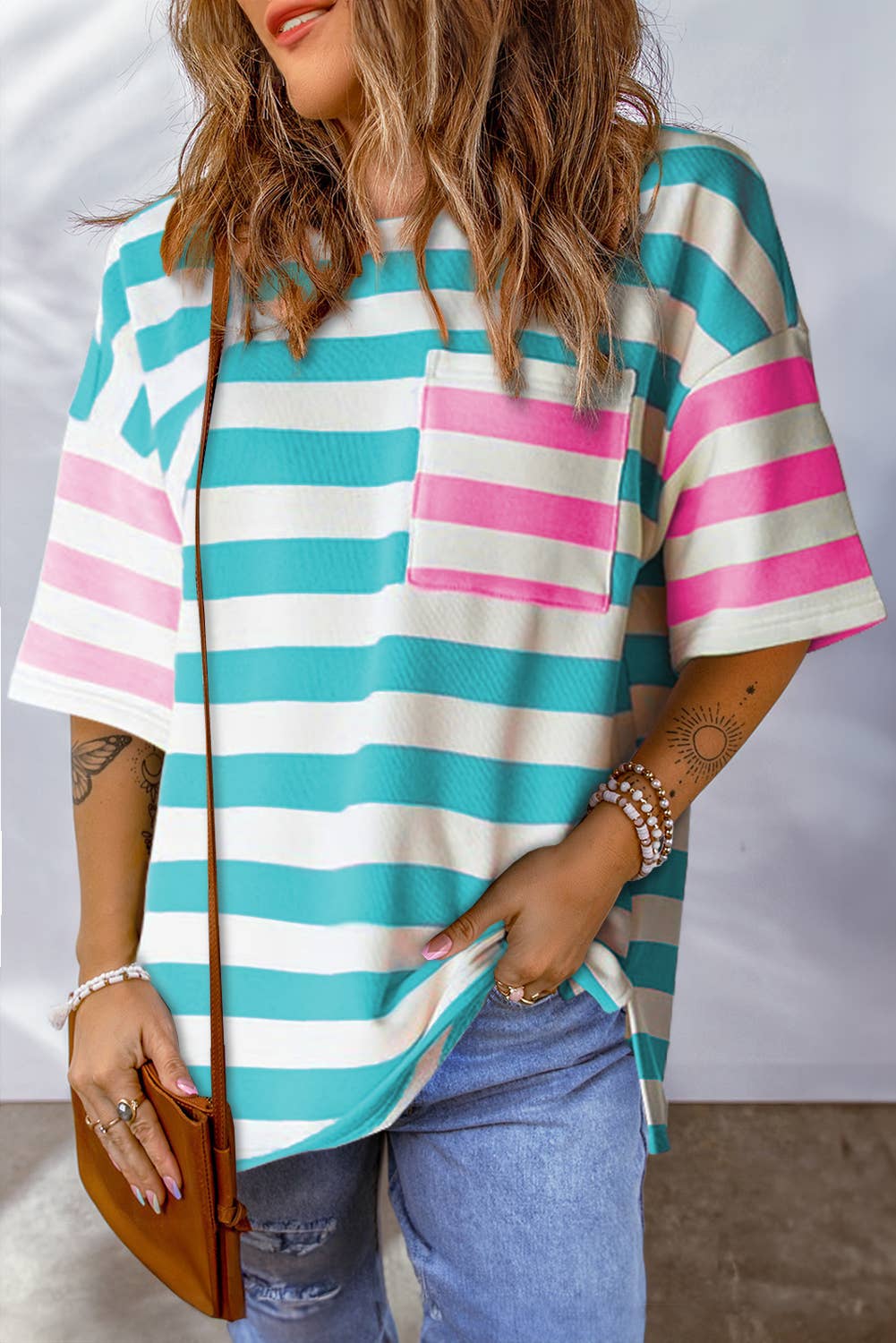 Patch Pocket Drop Sleeve Tee