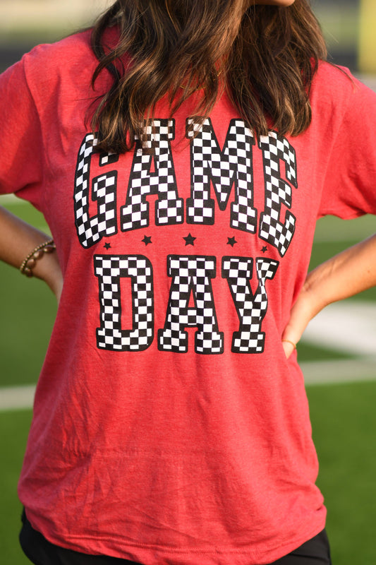 Checkered Game Day Tee